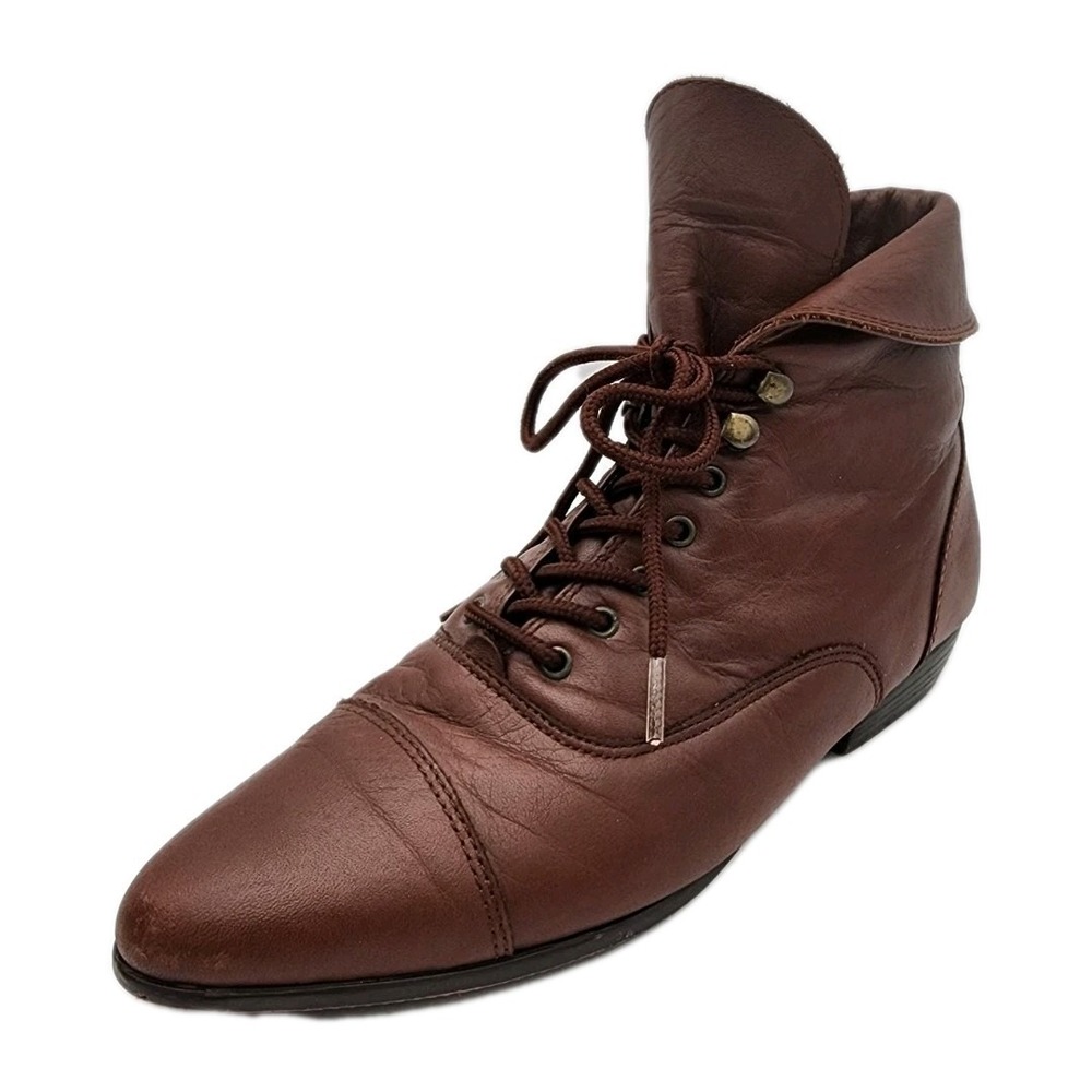 Vtg Maine Woods Murphy Boot Brown Sz 6.5M Pixiecore Grannycore Witchy Aesthetic